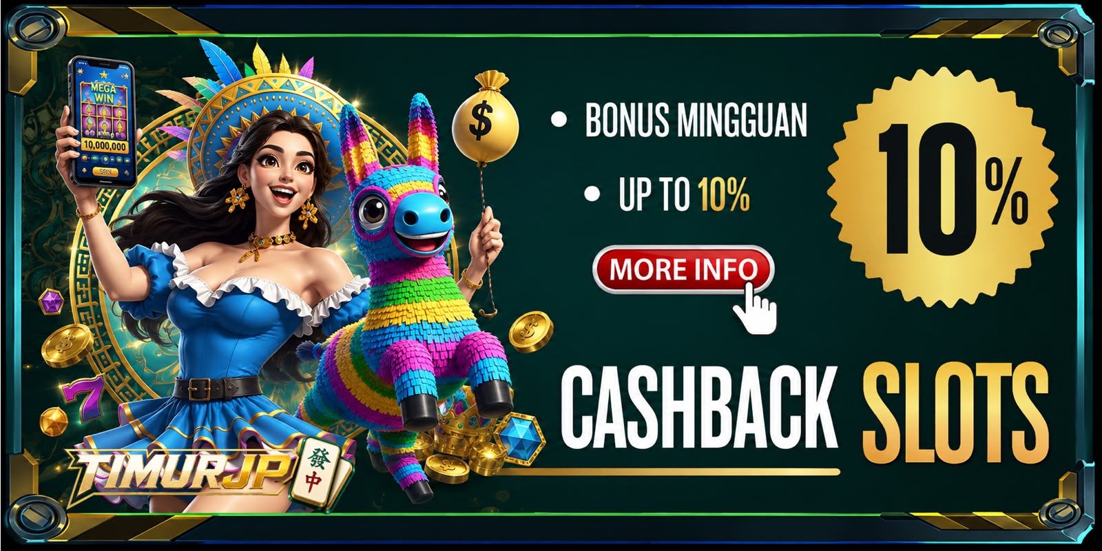 10% CASHBACK SLOTS